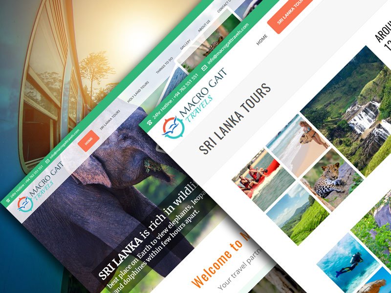 tourism website design