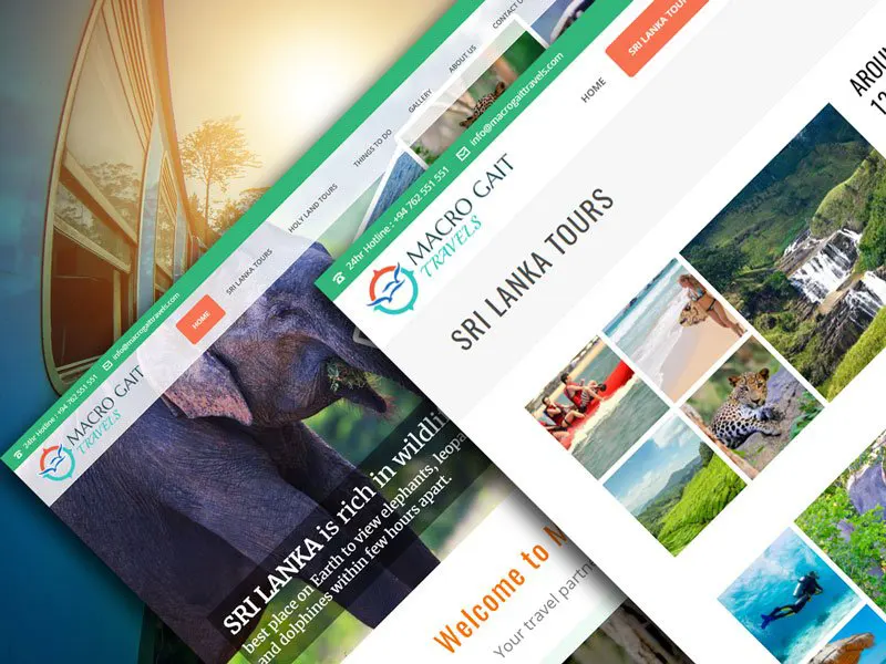 beautiful stacked website designs done using joomla