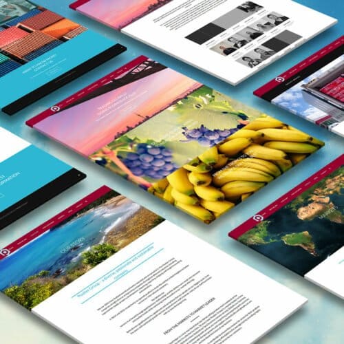 a collection of wordpress websites designed in sri lanka on a 3D view