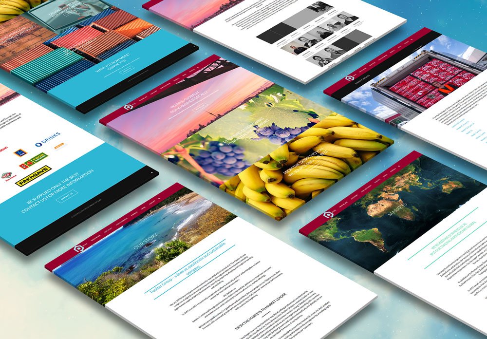 a collection of wordpress websites designed in sri lanka on a 3D view