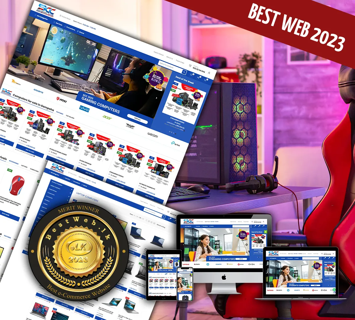 ecommerce web design in sri lanka winner of best web