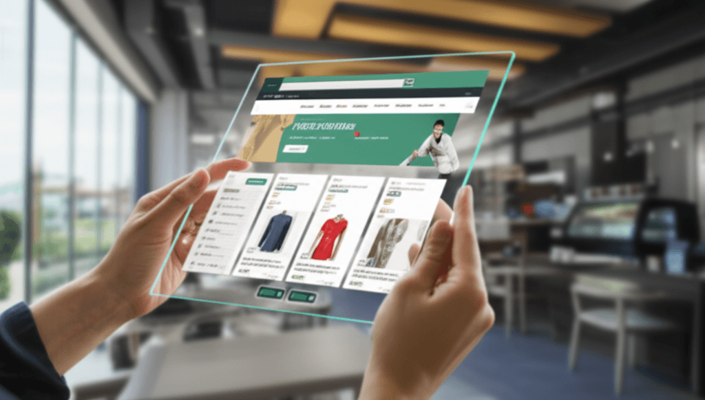 A user in Colombo experiencing a hyper-personalized website powered by AI.