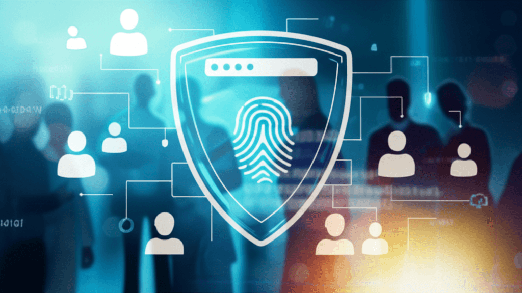 A graphic representing website security and accessibility as a foundation of trust.