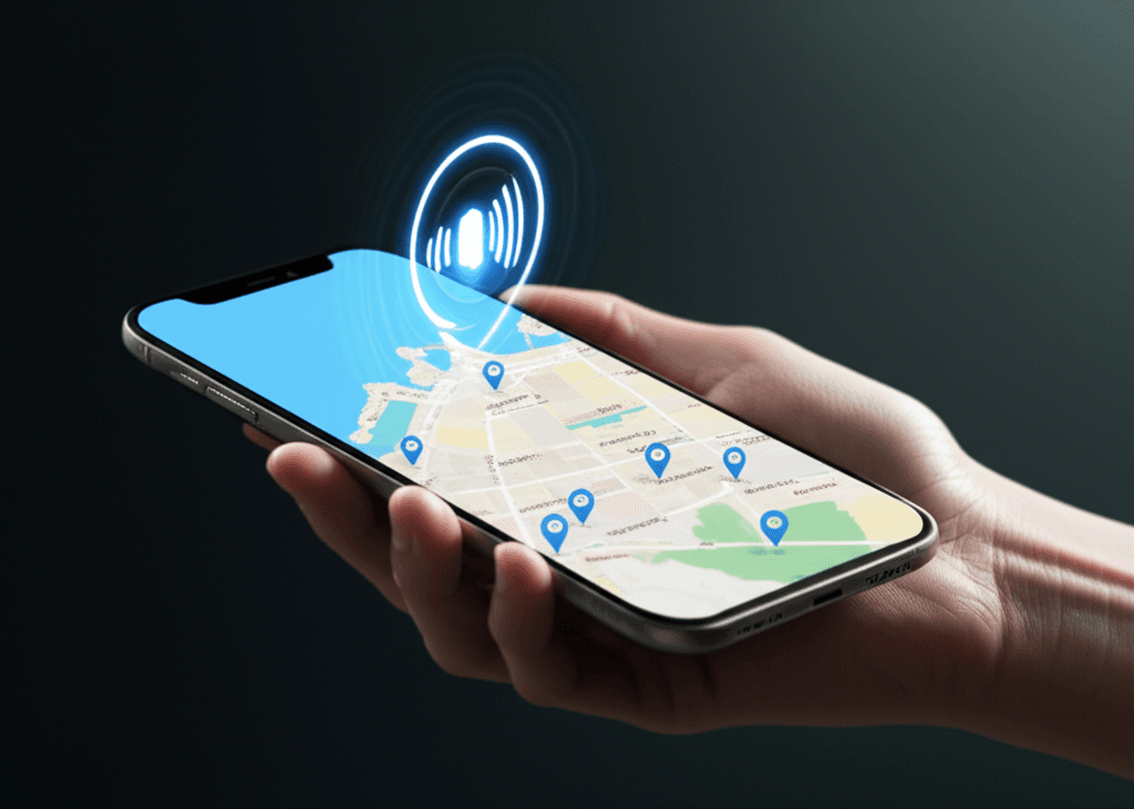 A map of Colombo illustrating the impact of voice search and local SEO for businesses.