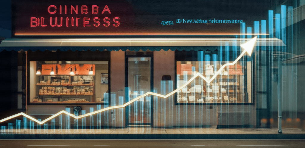 A chart illustrating business growth and increased conversions due to mobile-first web design.