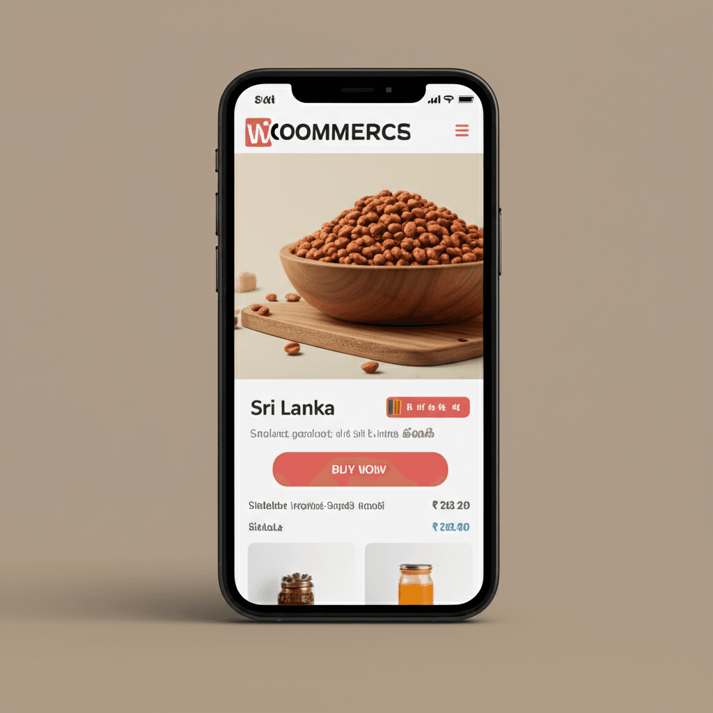 A mobile-friendly WooCommerce store page designed for Sri Lankan customers.