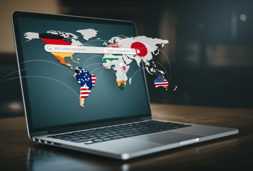 A visual representation of a successful international SEO strategy for a Gampaha export business.