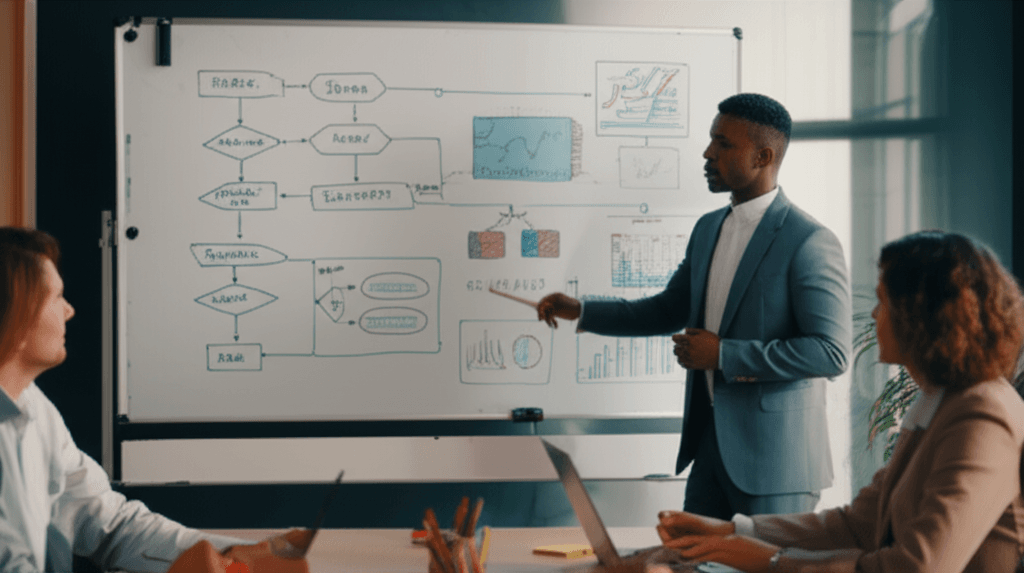 A Mobiz consultant outlining a strategic web project roadmap for a startup team.