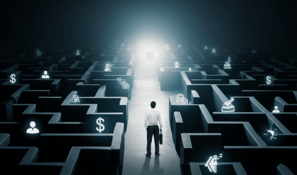 A Sri Lankan startup founder contemplating the challenges of building a web project.