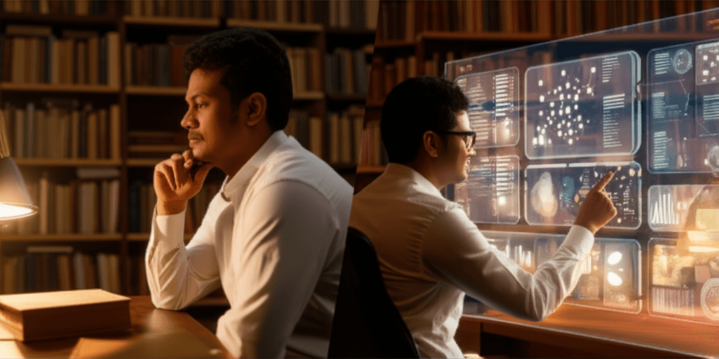 A Sri Lankan creative professional successfully using AI to enhance their productivity and creativity.