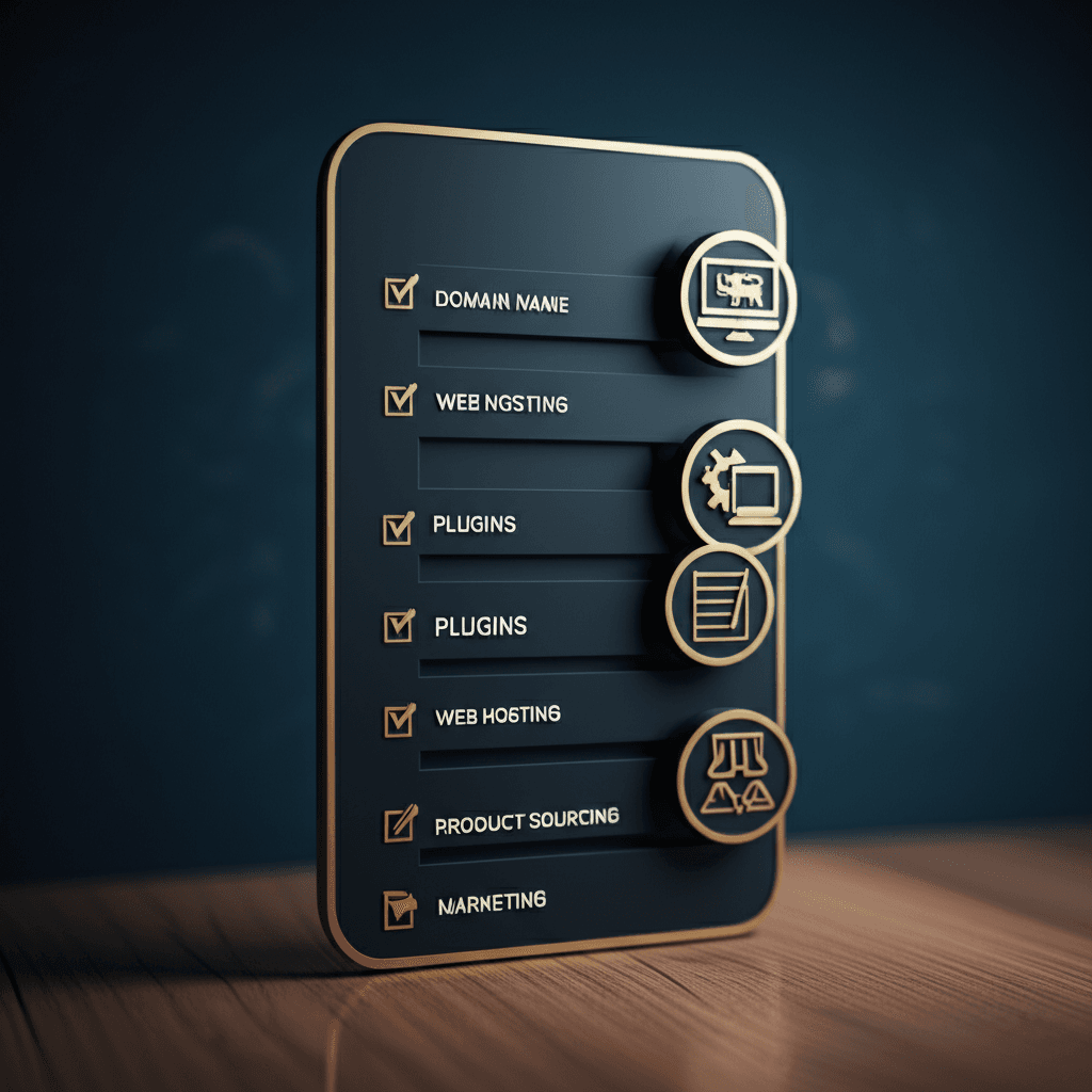 A checklist for launching a WooCommerce ecommerce store in Gampaha, Sri Lanka.