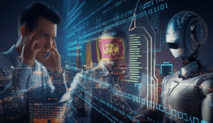 A futuristic cityscape of Colombo, Sri Lanka, with a binary&hellip;