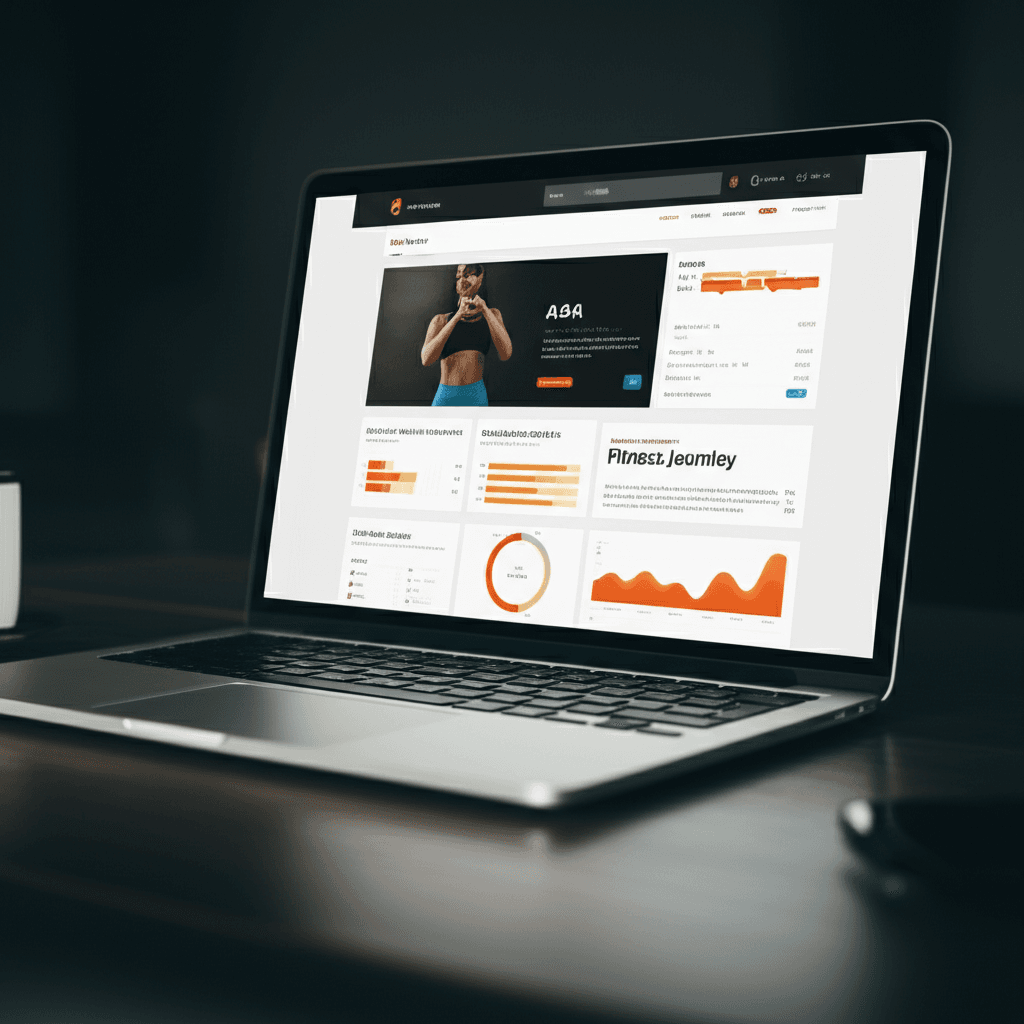 A website using data storytelling to show a user's personalized progress.
