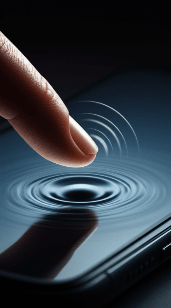 An advanced micro-interaction with haptic feedback on a mobile website.