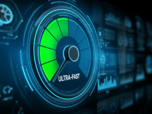 A dashboard showing metrics for improving website page speed to achieve sub-2-second load times.