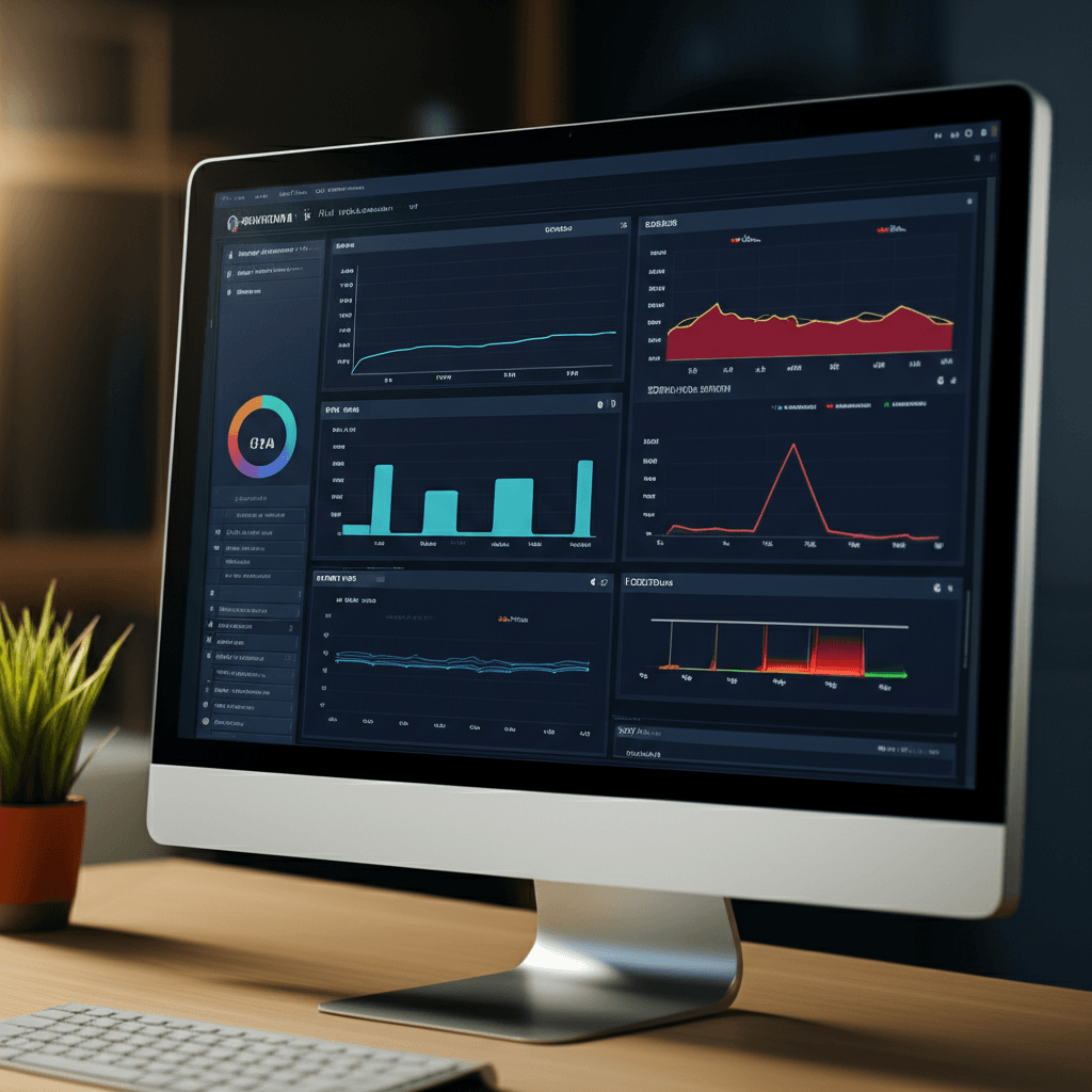 A dashboard displaying key mobile app performance metrics to track and analyze.