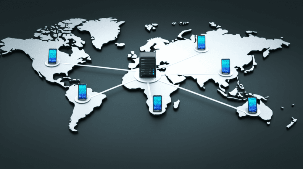 A diagram explaining how a Content Delivery Network (CDN) works.