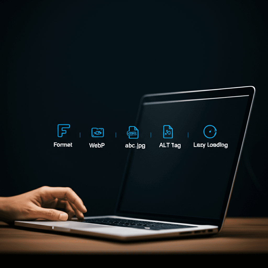 A 5-step checklist for the complete image optimization workflow.