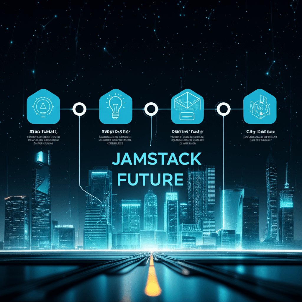 A roadmap outlining the steps to migrate to a JAMstack architecture.