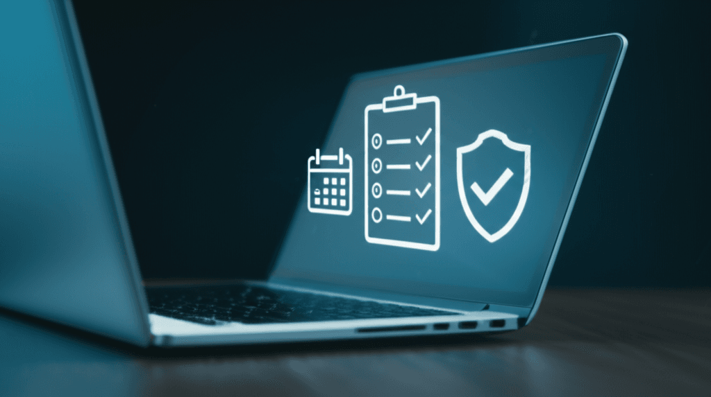 Icons representing SEO best practices for link management.