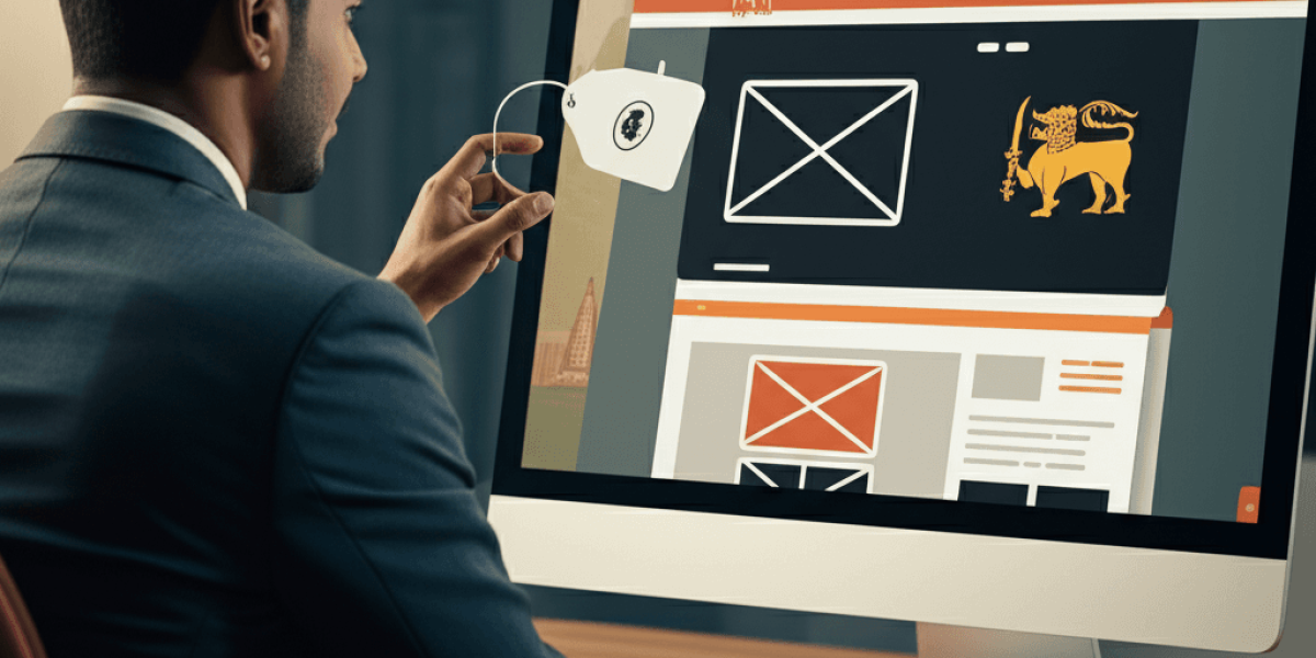 A modern, minimalist flat illustration showing a Sri Lankan business&hellip;