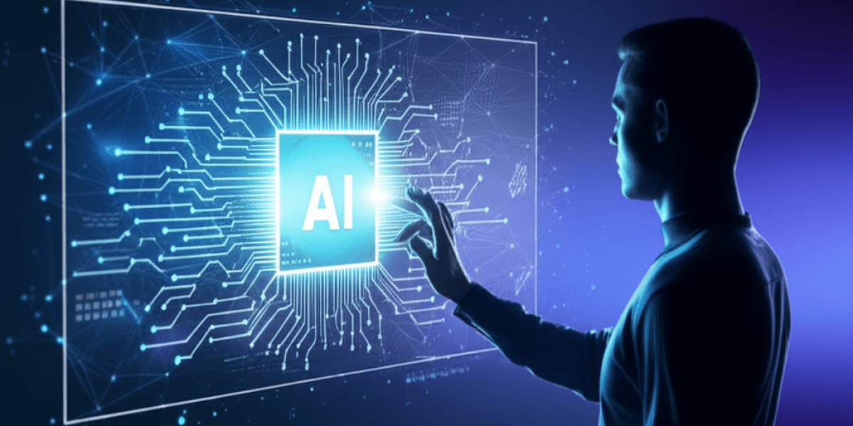 A futuristic, abstract visualization of a website's user interface adapting&hellip;