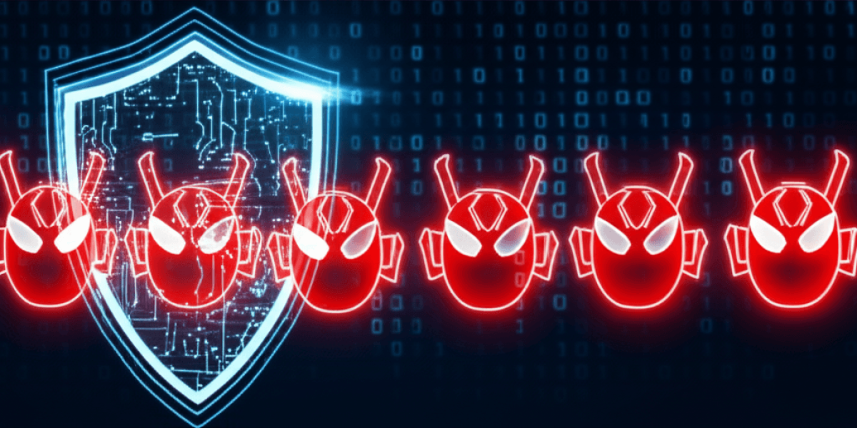 A digital shield protecting code, symbolizing website security against OWASP Top 10 vulnerabilities.